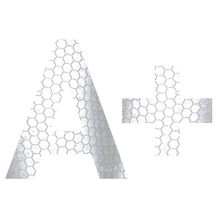 Charger l'image dans la galerie, 2 Stickers, votre groupe sanguin, Rétro-Réfléchissants pour Casques, Moto, vélo, trottinette