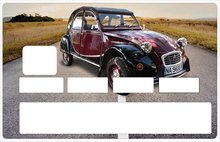 Load image into Gallery viewer, 2 cv Citroën - Sticker pour carte bancaire, disponible en deux formats.