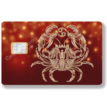 Charger l'image dans la galerie, Les signes astrologiques, 12 signes, Sticker pour carte bancaire, format US