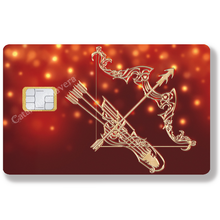 Charger l'image dans la galerie, Les signes astrologiques, 12 signes, Sticker pour carte bancaire, format US