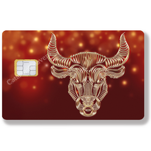 Charger l'image dans la galerie, Les signes astrologiques, 12 signes, Sticker pour carte bancaire, format US