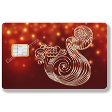Charger l'image dans la galerie, Les signes astrologiques, 12 signes, Sticker pour carte bancaire, format US