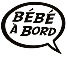 Load image into Gallery viewer, Sticker, Bébé à bord ! Baby Dark Vador Bleu