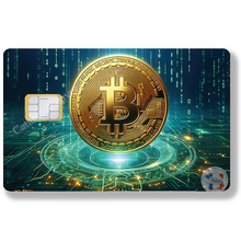 Charger l'image dans la galerie, Bitcoins - Stickers pour carte bancaire