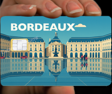 Load image into Gallery viewer, Bordeaux, Sticker pour carte bancaire, format US