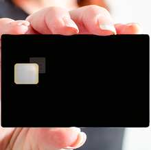 Load image into Gallery viewer, Black card - Sticker for credit card, US format