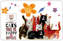 Charger l'image dans la galerie, Cats, make me happy ! Sticker pour carte bancaire, format US