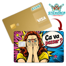 Charger l'image dans la galerie, Ca va passer ? - Sticker pour carte bancaire, Format US