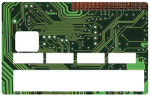 Load image into Gallery viewer, Circuits imprimés - Sticker pour carte bancaire, disponible en deux formats.
