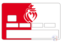 Load image into Gallery viewer, Coeur Vendéens - Sticker pour carte bancaire, disponible en deux formats.