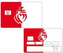 Load image into Gallery viewer, Coeur Vendéens - Sticker pour carte bancaire, disponible en deux formats.