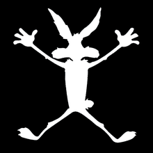 Load image into Gallery viewer, Sticker, Paf, le coyote! Blanc ou Noir