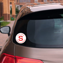 Load image into Gallery viewer, Sticker disque conduite SENIOR, j'ai le temps... Je suis à la retraite