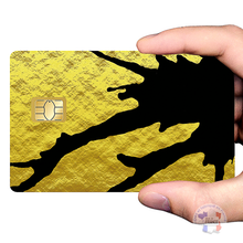 Load image into Gallery viewer, Eclaboussures !  Sticker pour carte bancaire, format US