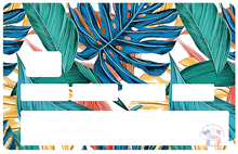 Load image into Gallery viewer, Feuille de couleurs - Sticker pour carte bancaire, disponible en deux formats.