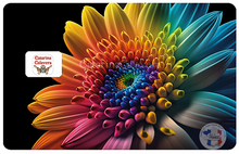 Load image into Gallery viewer, Fleur Arc en ciel - Sticker pour carte bancaire, format US