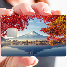 Load image into Gallery viewer, Mont Fujiyama - Sticker pour carte bancaire, disponible en deux formats.
