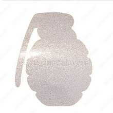 Charger l'image dans la galerie, 2 Stickers, Grenade, Rétro-Réfléchissants pour Casques, Moto, vélo, trottinette