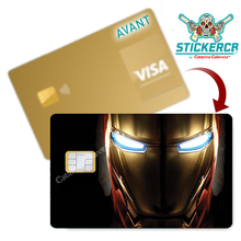 Load image into Gallery viewer, Tribute to Iron Man - bank card sticker