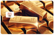 Load image into Gallery viewer, Lingot d'or - Sticker pour carte bancaire, format US