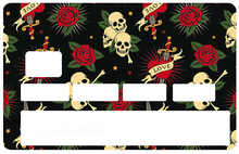 Load image into Gallery viewer, Love Tatoo - Sticker pour carte bancaire, disponible en deux formats.