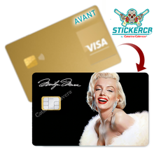 Lade das Bild in den Galerie-Viewer, Wunderschöne Marilyn Monroe - Kreditkartensticker, erhältlich in zwei Formaten.