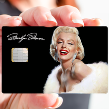 Load image into Gallery viewer, Beautiful Marilyn Monroe - Sticker pour carte bancaire, disponible en deux formats.