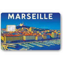 Load image into Gallery viewer, Marseille, Sticker pour carte bancaire, format US