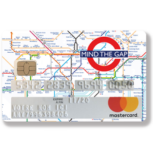 Load image into Gallery viewer, Mind the Gap - credit card sticker