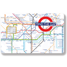 Load image into Gallery viewer, Mind the Gap - credit card sticker