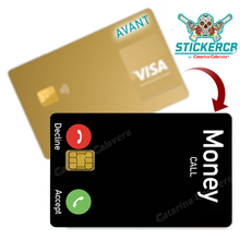 Charger l'image dans la galerie, Call Money, Sticker pour carte bancaire, format US