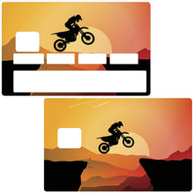 Charger l'image dans la galerie, Sunset Motocross - Sticker pour carte bancaire, disponible en deux formats.