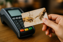 Charger l'image dans la galerie, La Création d'Adam - sticker pour carte bancaire, format US