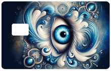 Load image into Gallery viewer, Oeil mystique - Sticker pour carte bancaire, format US