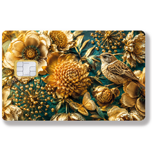 Charger l'image dans la galerie, Oiseau d'or -Sticker pour carte bancaire, Format US