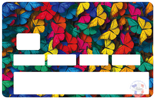 Charger l'image dans la galerie, Les papillons - Sticker pour carte bancaire, disponible en deux formats.