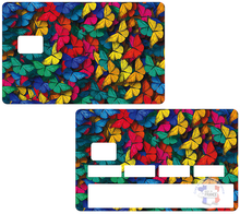 Charger l'image dans la galerie, Les papillons - Sticker pour carte bancaire, disponible en deux formats.