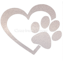 Charger l'image dans la galerie, 2 Stickers, Amour des animaux, Rétro-Réfléchissants pour Casques, Moto, vélo, trottinette