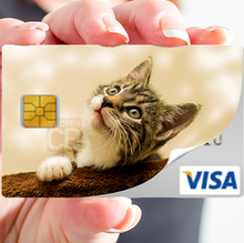 Charger l'image dans la galerie, Sticker personnalisé pour carte bancaire, format US , avec votre image préférée