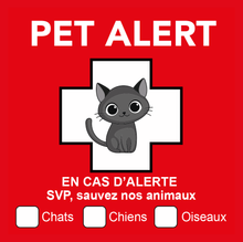 Load image into Gallery viewer, Pet Alert Sticker – Cat