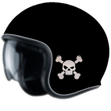 Charger l'image dans la galerie, 2 Stickers, Pirate, Rétro-Réfléchissants pour Casques, Moto, vélo, trottinette