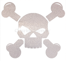 Charger l'image dans la galerie, 2 Stickers, Pirate, Rétro-Réfléchissants pour Casques, Moto, vélo, trottinette