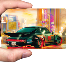 Charger l'image dans la galerie, Deutch turbo - sticker pour carte bancaire, format US