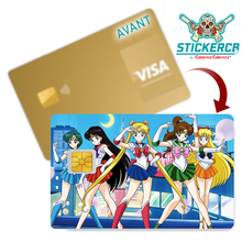 Charger l'image dans la galerie, Tribute to Sailor Moon, édition limitée 100 ex - sticker pour carte bancaire