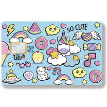 Load image into Gallery viewer, So cute - Credit card sticker, available in two sizes.