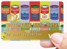 Charger l'image dans la galerie, Soup - Sticker pour carte bancaire, disponible en deux formats.