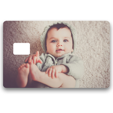 Load image into Gallery viewer, Personalized sticker for credit card, with your favorite image