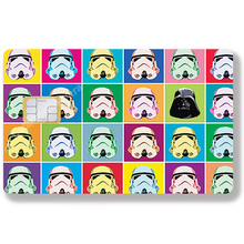 Load image into Gallery viewer, Stormtrooper by Andy Warhol - Bank card sticker, available in two sizes.