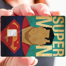 Load image into Gallery viewer, Worn Superman - sticker pour carte bancaire
