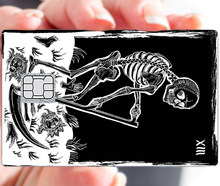 Load image into Gallery viewer, Tarot XIII, Arcane Sans Nom - sticker pour carte bancaire, format US